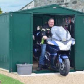 Secure Motorbike Storage Security Cages
