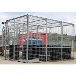 External Storage Cage - Galvanised - UK800296 Security Cage