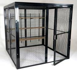 Knox Storage Cage - High Security Cages (Extra Wide) Warehouse Ladder