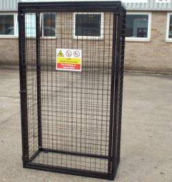 Britgas Gas Bottle Cage - 2 x 47kg Cylinder Storage WGC14 - H1400 x W1000 x D500mm Security Cage