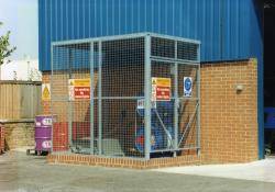 Eurocage Mesh Security Cage - Galvanised - Two Sided 2440x3660x2440mm IPO-007