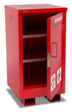 Armorgard Flamstor Cabinet - Hazardous Substance Storage Cabinet Warehouse Ladder
