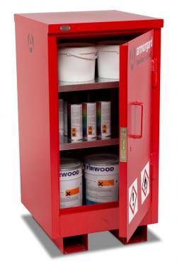 Armorgard Flamstor Cabinet - Hazardous Substance Storage Cabinet Warehouse Ladder