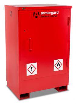 Armorgard Flamstor Cabinet - Hazardous Substance Storage Cabinet Warehouse Ladder