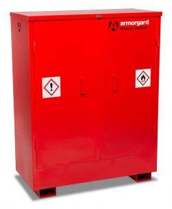 Armorgard Flamstor Cabinet - Hazardous Substance Storage Cabinet Warehouse Ladder