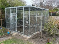 Nemesis Security Storage Cage - Lockable Mesh Metal Cage