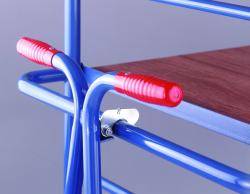 Heavy Duty Steel Shelf Trucks  TS36 Warehouse Ladder