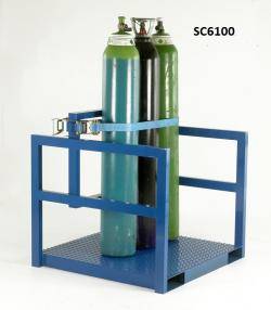 Cylinder Storage / Transport Pallet Warehouse Ladder