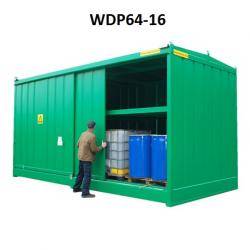 Safe-Stor IBC Bunded Storage - (16 Drums Or 4 IBC’s) - WDP16-4  Warehouse Ladder