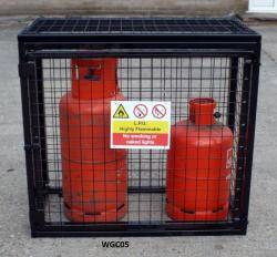 Britgas Gas Bottle Cage - 3 x19kg Cylinder WGC05 - H900 x W1000 x D500mm Warehouse Ladder