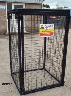 Britgas Gas Bottle Cage - Large Cylinder Storage Warehouse Ladder