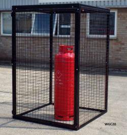 Britgas Gas Bottle Cage - Large Cylinder Storage Warehouse Ladder