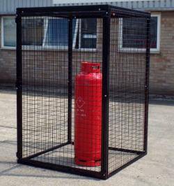 Britgas Gas Bottle Cage - 4 x 47kg Cylinder Storage WGC20 - H1800 x W900 x D900