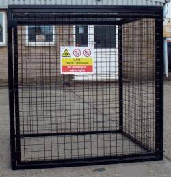 Britgas Gas Bottle Cage - 1200x1200x1200 ( WxDxH) mm 