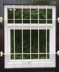 High Level Security Window Grilles  Warehouse Ladder